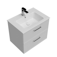 PIA.CL.65/WHT.M Тумба PIANO Classic подвесная 65 см, 2 ящика, ясень белый матовый KERAMA MARAZZI