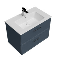 PIA.CL.75/BLU.M Тумба PIANO Classic подвесная 75 см, 2 ящика, ясень синий матовый KERAMA MARAZZI