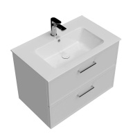 PIA.CL.75/WHT.M Тумба PIANO Classic подвесная 75 см, 2 ящика, ясень белый матовый KERAMA MARAZZI