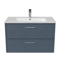 PIA.CL.85/BLU.M Тумба PIANO Classic подвесная 85 см, 2 ящика, ясень синий матовый KERAMA MARAZZI