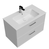 PIA.CL.85/WHT.M Тумба PIANO Classic подвесная 85 см, 2 ящика, ясень белый матовый KERAMA MARAZZI