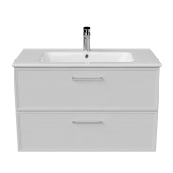 PIA.CL.85/WHT.M Тумба Piano Classic/Пиано Классик подвесная 85 см, 2 ящика, ясень белый матовый KERAMA MARAZZI