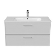 PIA.CL.95/WHT.M Тумба PIANO Classic подвесная 95 см, 2 ящика, ясень белый матовый KERAMA MARAZZI