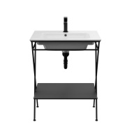 PIA.N.65/BLK Металлическая структура PIANO Next напольная 65, черная матовая KERAMA MARAZZI