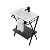 PIA.N.65/BLK Металлическая структура PIANO Next напольная 65, черная матовая KERAMA MARAZZI
