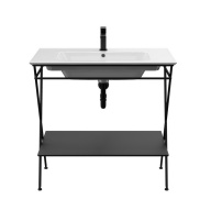 PIA.N.85/BLK Металлическая структура PIANO Next напольная 85, черная матовая KERAMA MARAZZI