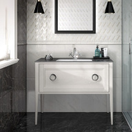 PL.CN.100.1/WHT.M Тумба PLAZA Classic NEO напольная 1 ящик 100, белая матовая KERAMA MARAZZI