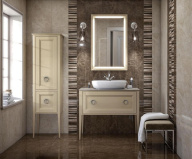PL.CN.175/CAP.M Пенал PLAZA Classic NEO напольный 175, капучино матовый KERAMA MARAZZI