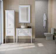 PL.CN.175/WHT.M Пенал PLAZA Classic NEO напольный 175, белый матовый KERAMA MARAZZI