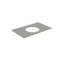 PL5.DL500920R/80 Спец. изделие декоративное для накладных раковин Фондамента 80 см, серый натуральны KERAMA MARAZZI