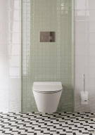 PLMR.seat.02/WHT Сиденье PLAZA Modern/BG Rimless Slim soft close+clip up, белый KERAMA MARAZZI