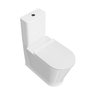 PLMR.wc.01 Унитаз PLAZA Modern напольный безободковый, белый глянцевый KERAMA MARAZZI