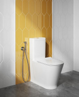 PLMR.wc.01 Унитаз PLAZA Modern напольный безободковый, белый глянцевый KERAMA MARAZZI