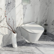 PLMR.wc.02 Унитаз PLAZA Modern подвесной, безободковый с крепежом KERAMA MARAZZI