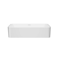 PLR.wb.55q Раковина PLAZA накладная 55, прямоугольная, белая глянцевая KERAMA MARAZZI