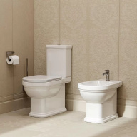 PO.bidet.01 Биде POMPEI напольный, белый глянцевый KERAMA MARAZZI