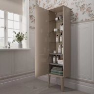 PO.M.150/CAM Пенал POMPEI напольный/подвесной 150, камео бежевый глянцевый KERAMA MARAZZI