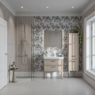 PO.M.150/CAM Пенал POMPEI напольный/подвесной 150, камео бежевый глянцевый KERAMA MARAZZI