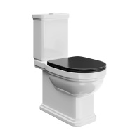 Сиденье POMPEI Soft close + Clip up черный PO.seat.01/BLK KERAMA MARAZZI