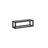 PL.N.sh.35/BLK Полка PLAZA Next металлическая с крышкой 35 черный матовый KERAMA MARAZZI