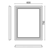 PR.mi.60/GR Панель с зеркалом Provеnce/Прованс 60 зеленый KERAMA MARAZZI