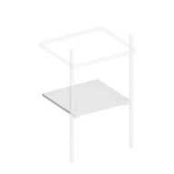 PRO.sh.50/WHT.M Полка для структур PRO 50, белая матовая KERAMA MARAZZI