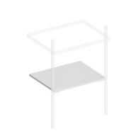 PRO.sh.55/WHT.M Полка PRO 55 см, белая матовая KERAMA MARAZZI