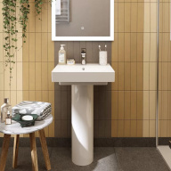 PROR.wb.50 Раковина PRO мебельная\подвесная 50, белая глянцевая KERAMA MARAZZI