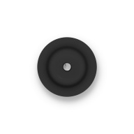 CN.NN.wb.40/BLK.M Раковина CANALETTO 40x40 жемчужно-черная, матовая KERAMA MARAZZI