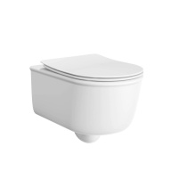 KMELWc53MWh2 Унитаз Элеганс подвесной безободковый, белый матовый KERAMA MARAZZI