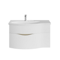 RV.100Lh/WHT.M Тумба Riva/Рива 100 см левая, белая матовая KERAMA MARAZZI