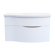 RV.100Rh/WHT.M Тумба RIVA 100 см правая, белая матовая KERAMA MARAZZI