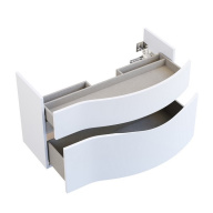 RV.100Rh/WHT.M Тумба RIVA 100 см правая, белая матовая KERAMA MARAZZI