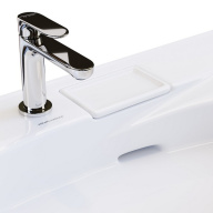 RV.wb.100Lh Раковина RIVA мебельная левая с крепежом  100, белая глянцевая KERAMA MARAZZI