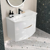 RV.wb.80 Раковина RIVA мебельная с крепежом 80, белая глянцевая KERAMA MARAZZI