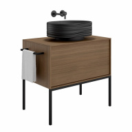 SA.NN.wb.50/BLK.M Раковина ARTBASIN Sabbia 50 см, цв черный матовый KERAMA MARAZZI