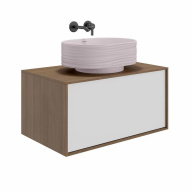 SA.wb.50/MAL Раковина ARTBASIN Sabbia накладная 50, мальва матовая KERAMA MARAZZI