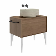 SA.wb.50/SAN Раковина ARTBASIN Sabbia 50 см, цв песочный KERAMA MARAZZI