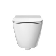 SF.wc.02 Унитаз Sfera подвесной безободковый с крепежом, белый глянцевый KERAMA MARAZZI