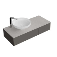 SG519920RL120Ta2L Спец. изделие декоративное для накладных раковин SAFI Риккарди 120 см, серый светл KERAMA MARAZZI