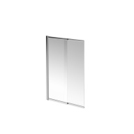 VE.100.BSD.CR Шторка на ванну VETRO, раздвижная, 100х150, хром KERAMA MARAZZI