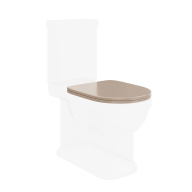 PO.seat.01/CAM Сиденье POMPEI для напольного унитаза, камео бежевый глянцевое KERAMA MARAZZI