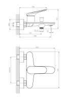 TO.2503.KM.CR Смеситель Тондо для ванны, хром KERAMA MARAZZI