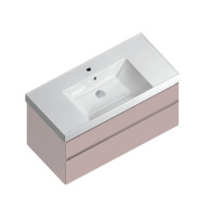 CU.100/MAL Тумба CUBO подвесная 100 мальва 2 ящика KERAMA MARAZZI