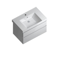 CU.80/WHT Тумба CUBO подвесная 80 белая 2 ящика KERAMA MARAZZI