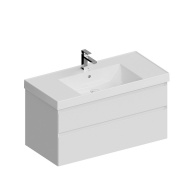 CUB.100.2/WHT.M Тумба CUBO подвесная с ящиками 100, белая матовая KERAMA MARAZZI