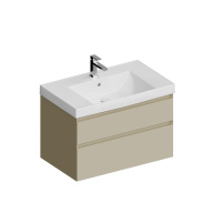 CUB.80.2/LIM Тумба CUBO подвесная с ящиками 80, лимо матовая KERAMA MARAZZI