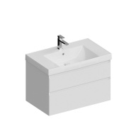CUB.80.2/WHT.M Тумба CUBO подвесная с ящиками 80, белая матовая KERAMA MARAZZI