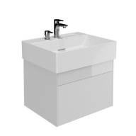 LO.60.2/WHT Тумба LOGICA подвесная 2 ящика 60 см, белоснежный KERAMA MARAZZI