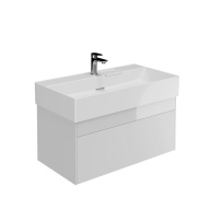 LO.90.2/WHT Тумба LOGICA подвесная 2 ящика 90 см, белоснежный KERAMA MARAZZI
